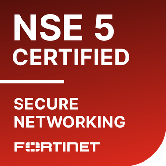 Fortinet NSE 5 certification badge